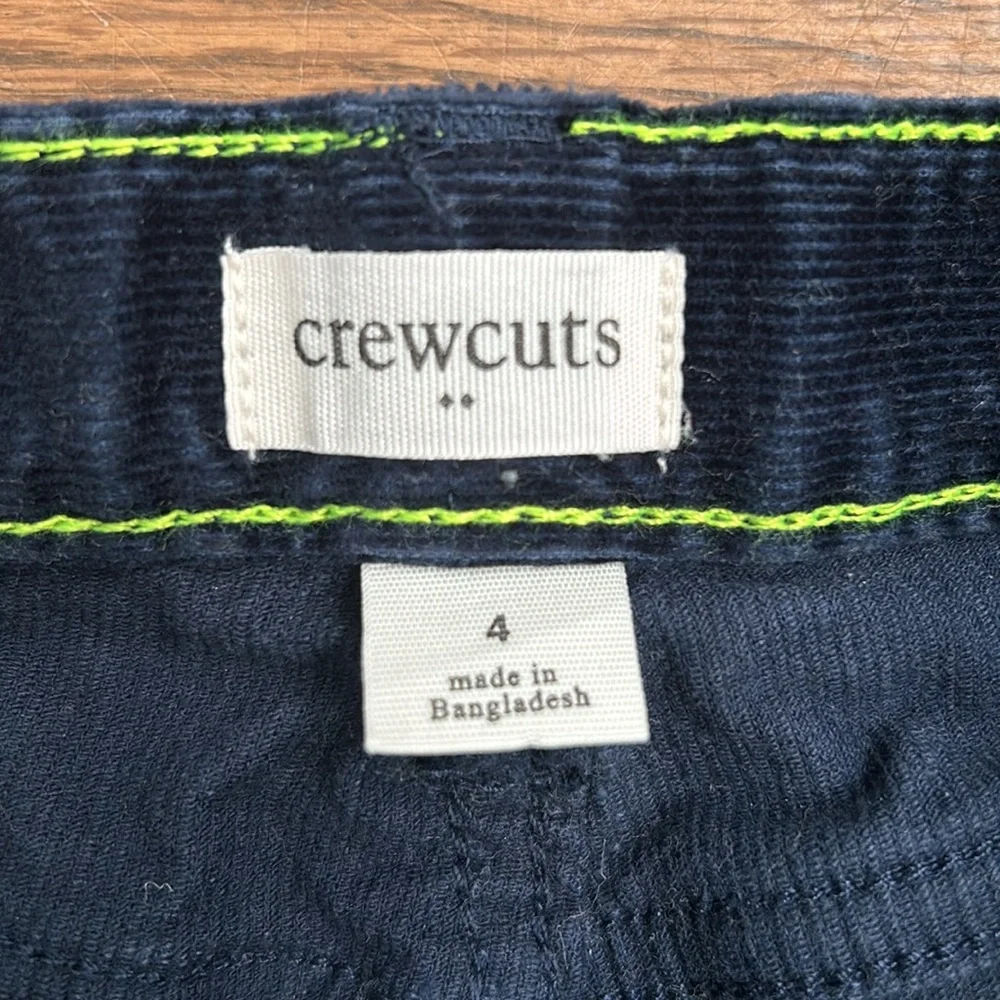 Crewcuts Navy Blue Corduroy Pants, Size 4
